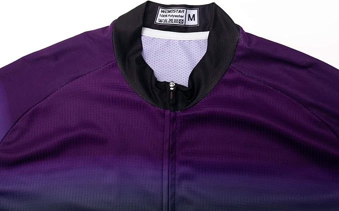 Men's Cycling Jersey Short Sleeve Bike Shirts Bicycle Jacket with Pockets
