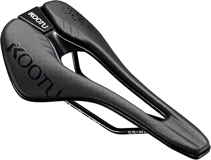 KOOTU Road Bike Saddle, Comfortable Waterproof Bicycle Seat for Men and Women, Breathable Shock-Absorbing Bike Seat for MTB, Road Bikes, BMX & Exercise