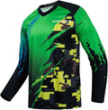 Cycling Jersey Long Sleeve Men's Mountain Bike Motocross Jersey Long Sleeve MTB T-Shirt