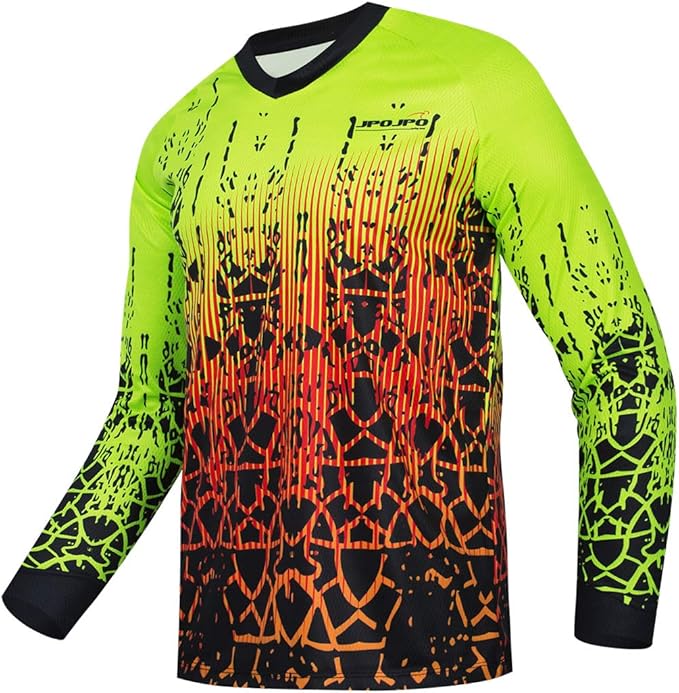 Men's Racing Shirts Summer Motocross Jersey Bicycle Sportswear MTB Jersey Long Sleeve Mountain Bike Clothes