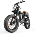 Electric Bike for Adults - 16/20 Inch Fat Tire Ebike, 750W/Peak 1500W Motor Ebike, 48V15.6AH Detachable Battery, 4 Riding Modes Electric Dirt Bike