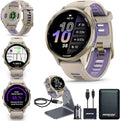 Garmin Forerunner 970 GPS Running Smartwatch, French Gray | Premium Training & Recovery, Sleep Coach, Heart Rate, Download Music, Up to 15 Day Battery | Signature Series Power Bundle