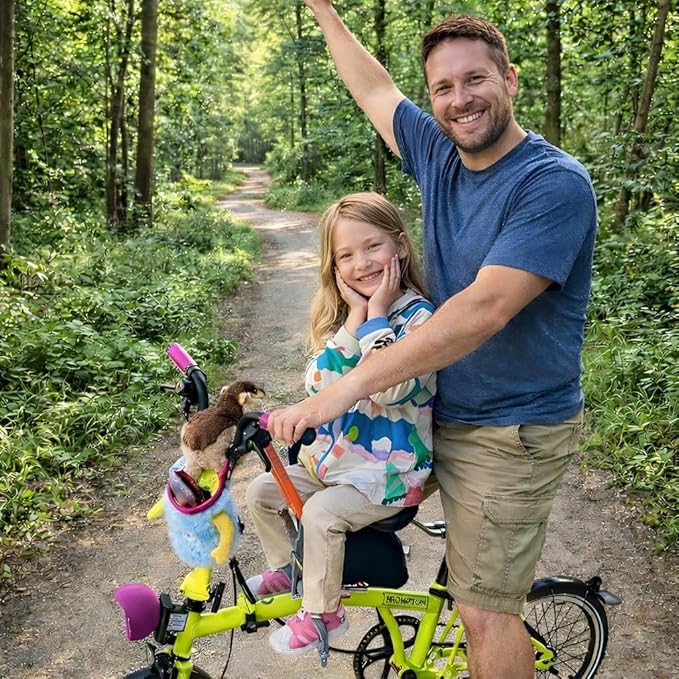 Child Bike Seat, Front Mount Kids Bike Seat,Fit Mountain Bikes, Cruiser Bikes, Folding Bikes, Ultra Light,Portable, Tool-Free, Quick-Release,Toddler Bike Seat for 2-6 Years(up to 60lbs)