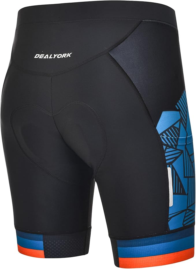 Padded Cycling Shorts Men's Cycling Underwear with 3D Padding Biking Bicycle Shorts Shock Absorb Comfortable Lightweight