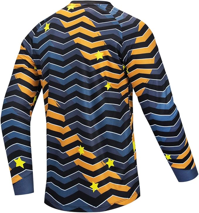 Men's Racing Shirts Summer Motocross Jersey Bicycle Sportswear MTB Jersey Long Sleeve Mountain Bike Clothes