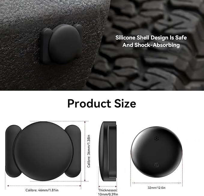 Tracker for Elderly, Kids, Bikes & Motorcycles, Affordable GPS Locator, High-Precision Positioning, Easy to Use, Real-Time Tracking, Theft Protection, Location Monitoring. (2PCS)
