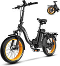 1000W Folding Electric Bike,48V 20AH Removable Battery E Bike,30+MPH,80 Miles Max Range Electric Bike for Adults,20" Fat Tire Foldable ebike,Adult Electric Bicycle for Commute Beach Snow