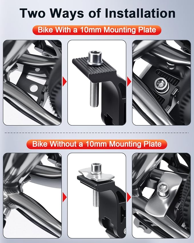 Bike Kickstand Adjustable Aluminium Alloy Stationary Bike Stand For Adult Electric Bicycles,Double Leg Non-Slip Center Mount Kickstand For Adult Bike Fit 24-29inch Heavy-Duty Cargo Bike