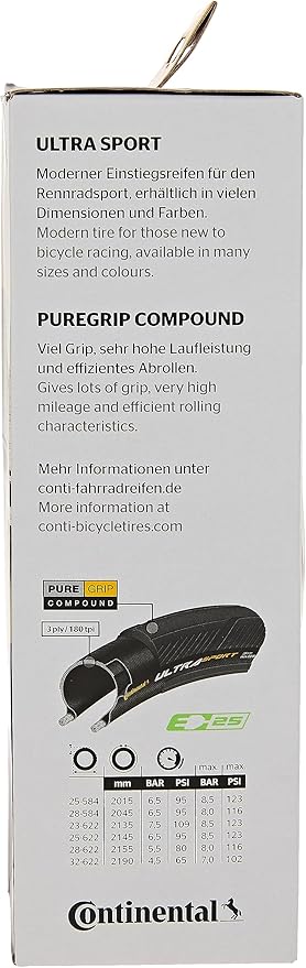 Continental Ultra Sport III Folding PureGrip Set of 2