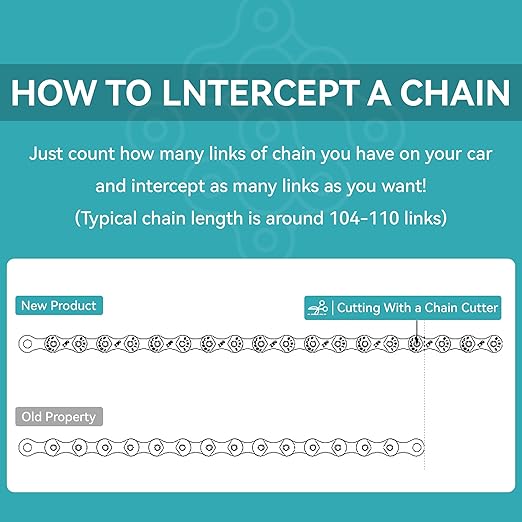 Gold 10 Speed Bike Chain, Bicycle Chain Bike Parts Chain Replacement for Road E-Bike Mountain Racing Cycling E-Bike MTB BMX (Gold 10 Speed)