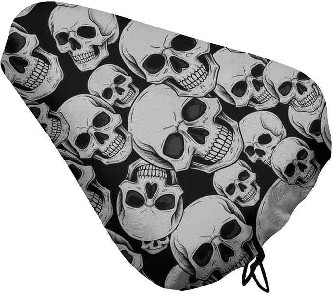 Adjustable Exercise Bike Seat Cover, Soft Cushion Indoor Outdoor Dust Resistant Protection