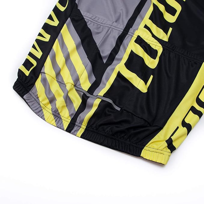 Coconut Ropamo CR Long Sleeve Cycling Jersey Mens, 3+1 Zipper Pockets Bicycle Tops Quick Dry Breathable Biking Shirt