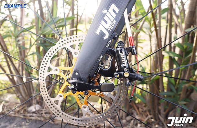 Juin Tech F1 Hybrid Hydraulic Disc Brake Caliper Set - Flat Mount - for Road, Gravel & CX