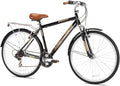 Kent International Springdale Hybrid Bicycle - 700c ‎Hybrid Bike with 21-Speed Rear Shimano Derailleur Drivetrain - Lightweight Mountain Bike with Aluminum Frame for Premium Cycling