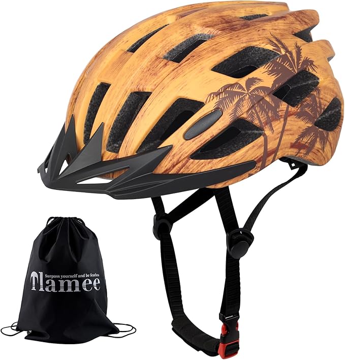 Adult Bike Helmets, Adjustable Mens Womens Bicycle Helmet, Lightweight Road Mountain Cycling Safety Sports Helmets with Detachable Visor