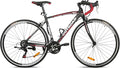 Betterland 14/21 Speed Road Bike, 700C Wheel Road Commuter Bicycle with Dual Disc/V Brakes, Light Aluminum Alloy Frame, Adult Faster Racing Bike for Men and Women