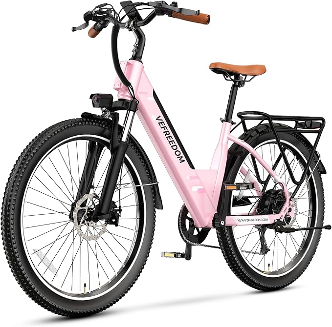 1000W/1500W Peak Electric Bike for Adults,up 80 Miles Removable Battery Ebike, 26/24''" UL Certified Electric Mountain E Bike,Adult Electric Bicycles for Commute Beach Snow