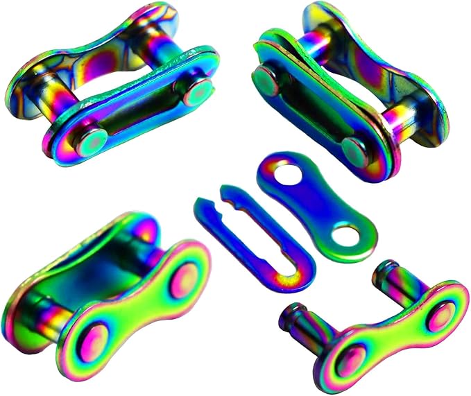 4 Pairs Bicycle Missing Link 1/6/7/8/9/10/11/12 Speed Chain Reusable Steel Bike Chain Link