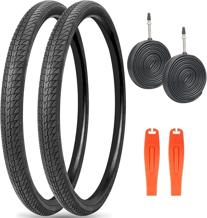WEEROCK 700C Road Bike Tires 700 X 38C Bicycle Tires Gravel Bicycle Tire with/Without Inner Tubes 48mm Presta Valve, Replace Bike Tyres, Black