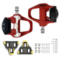 WOWSPORT SPD-SL Road Bike Pedals - Lightweight Clipless Pedals with 3-Bolt Cleats, Sealed Bearings & Nylon Composite | Shimano SPD SL Compatible
