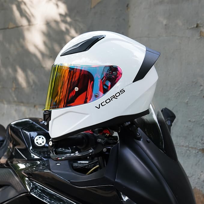 VCOROS Motorcycle Full Face Helmet for Unisex-Adults DOT Approved WS-609 Motorbike Street Bike Racing Helmets