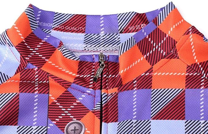 MOXILYN Men's Cycling Jersey Full Zip Riding Clothing Mountain Bike Tops Quick Dry - Bike Shirts