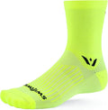 Swiftwick - ASPIRE Mid-Crew Cycling Socks, Maximum Breathability, Moisture Wicking