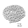 10 Speed Bike Chain,Bicycle Chain for Road Bike MTB Mountain Racing Cycling Compatible with All Major Systems,116 Links,Steel Cycling Hollow Out Chains with Quick Link