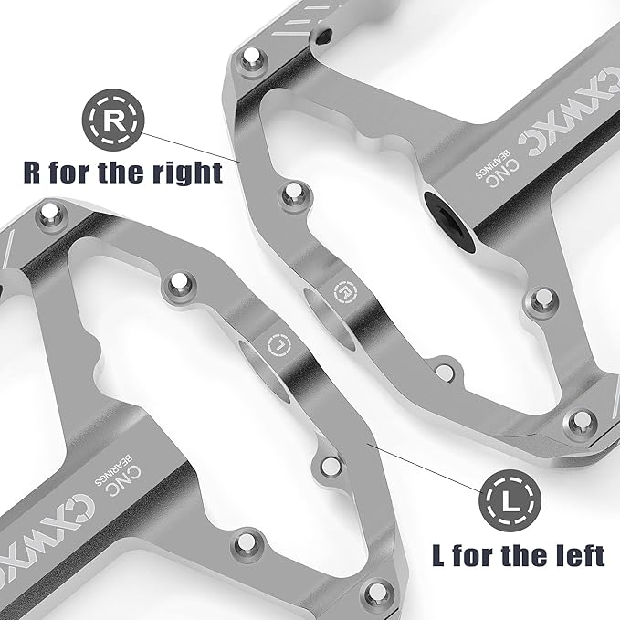 Bike Pedals - 9/16" Bicycle Pedals Platform - 3 Sealed Bearing Bike Pedals, Lightweight Plat Pedals for Road Mountain BMX City Bike