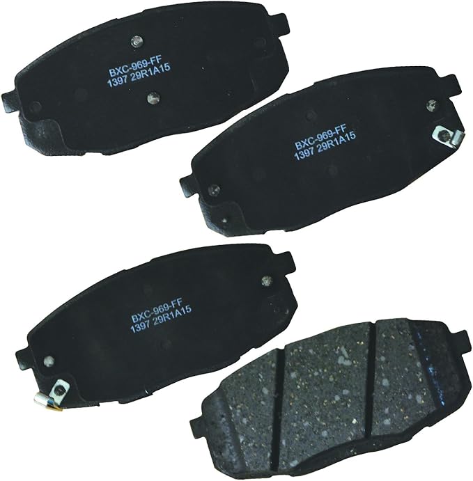 Bendix Premium SBC1397 Ceramic Front Brake Pads for Hyundai Elantra 2012-2009, Kia Forte 2013-2010, Forte5 2013-2012, Forte Koup 2013-2010
