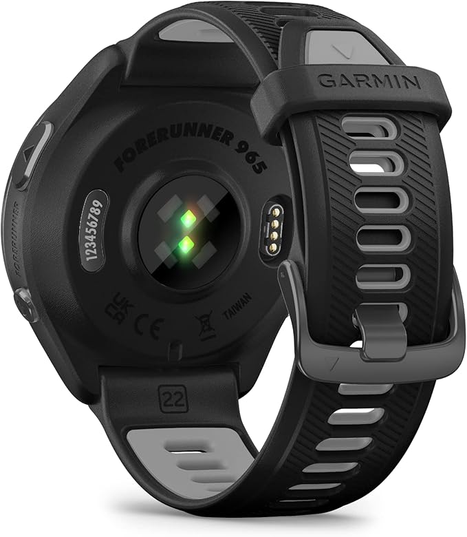 Garmin Forerunner 965 Advanced GPS Multisport Touchscreen Smartwatch, Black | Heart Rate Monitor, Training Stats, On-Device Workouts, Up to 13 Day Battery Life with Signature Series Power Bundle