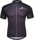 Men Bike Jersey Short Sleeve Road Cycling Shirts Biking Tops Moisture Wicking