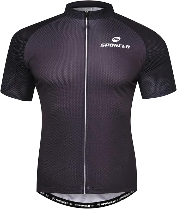 Men Bike Jersey Short Sleeve Road Cycling Shirts Biking Tops Moisture Wicking