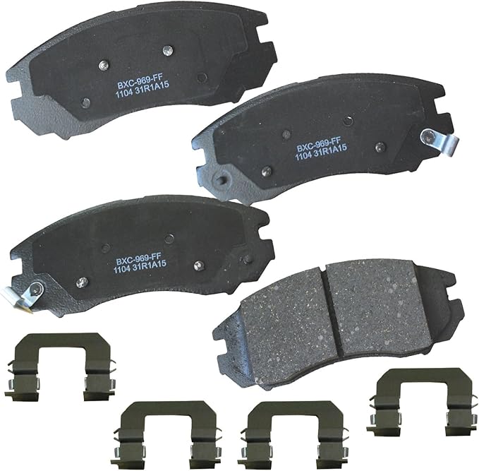 Bendix Premium SBC1104 Ceramic Front Brake Pads for Hyundai Tiburon 2008-2005
