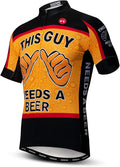 Men Cycling Jersey Skull Bike Short Sleeve Tops Quick-Dry Reflective 3-Pockets S-3XL
