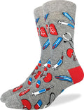 Good Luck Sock Novelty Crew Socks for Adults - For Men, Women and Teens