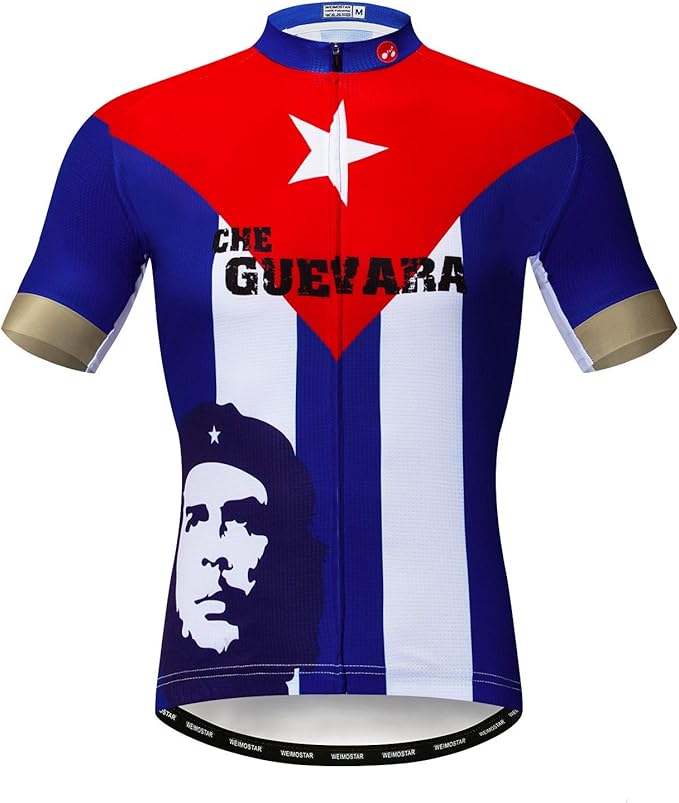 Men's Cycling Jerseys Tops Biking Shirts Short Sleeve Full Zipper Bike Clothing
