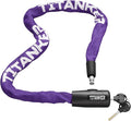 Titanker Bike Chain Lock with Keys, 3.3 Feet Security Heavy Duty Anti-Theft Bicycle Chain Locks for Bike, Motorcycle, Bicycle, Door, Gate, Fence, Grill (6mm, 8mm, 10mm Thick Chain)