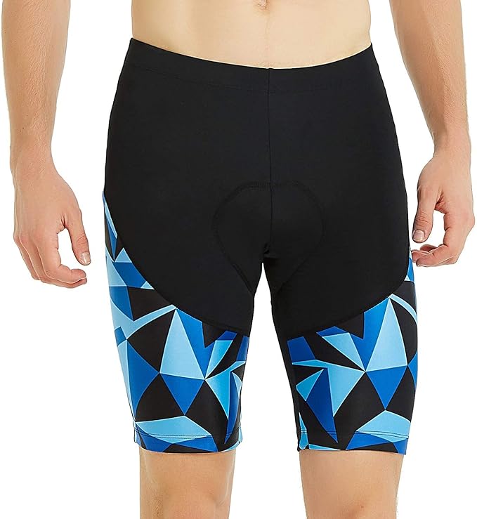 Santic Men's Cycling Shorts Padded Bicycle Riding Pants Bike Biking Clothes Cycle Wear Tights