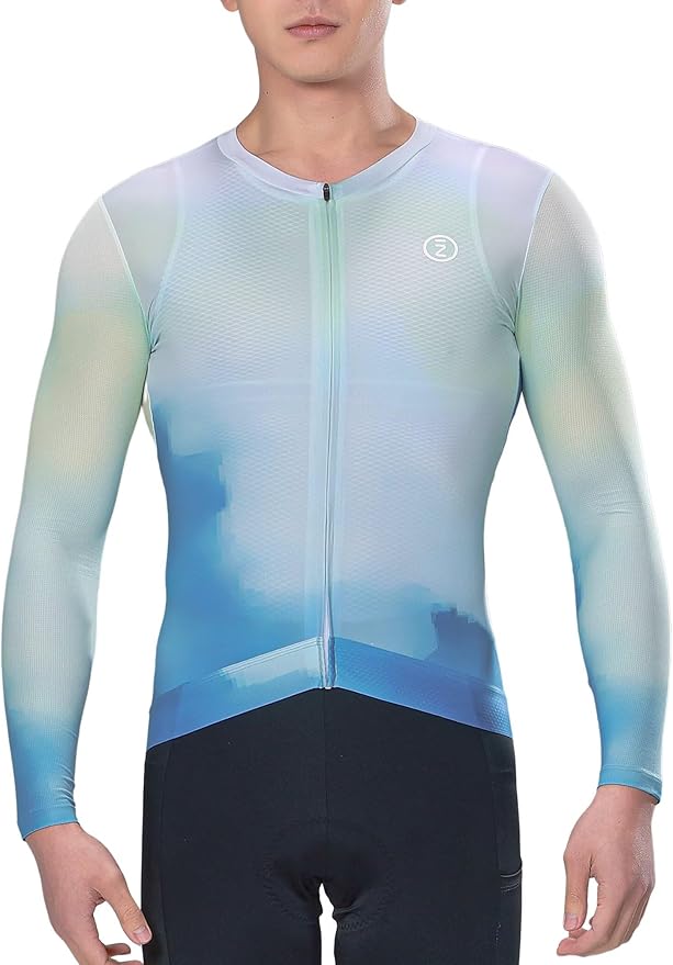 INBIKE Men's Cycling Bike Jersey Long Sleeve,Moisture Wicking, Breathable, Quick Dry Road Bike Jerseys