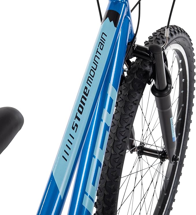 Huffy Stone Mountain Bike for Men and Women, 20”/24”/26”, 6-Speed (20”) or 21-Speed, Front or Dual Suspension (Varies), Multiple Colors, Adjustable Saddle, Shimano Equipped, All-Terrain Tires