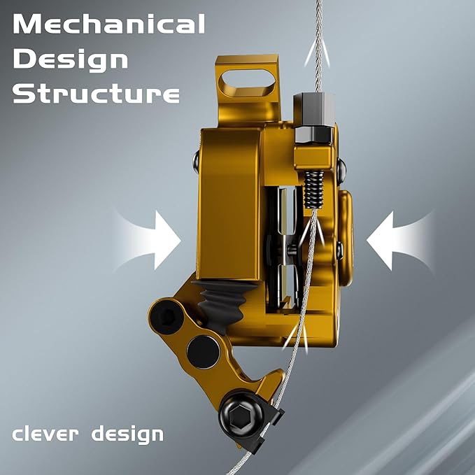 XT-7 Hydraulic Disc Brakes Calipers,Line Pulling/Cable Actuated Front & Rear Brake Calipers for MTB/Mountain Bike/E-Bike.