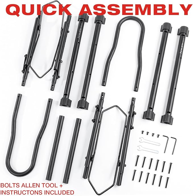 cyclists Indoor Bike Floor Stand - Bike Rack Floor Parking for Garage/Home - Bike Storage Bicycle Parking Rack Fit 20”-29” Mountain Road Bikes (For 2 Bikes)