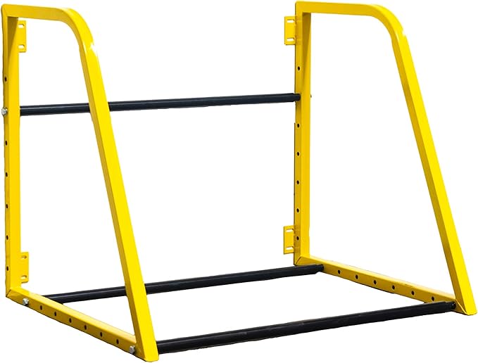 MaxxHaul 50256 Heavy‑Duty Adjustable Wall‑Mount Tire Storage Rack – Telescoping 32–48″ Width, 375 lb Capacity, Powder‑Coated Steel, 51.75″W x 28″D x 28″H – Garage/Shop