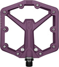 Crankbrothers Stamp Flat MTB Pedals - Size-Specific, Lightweight, Versatile, Durable Bike Pedals