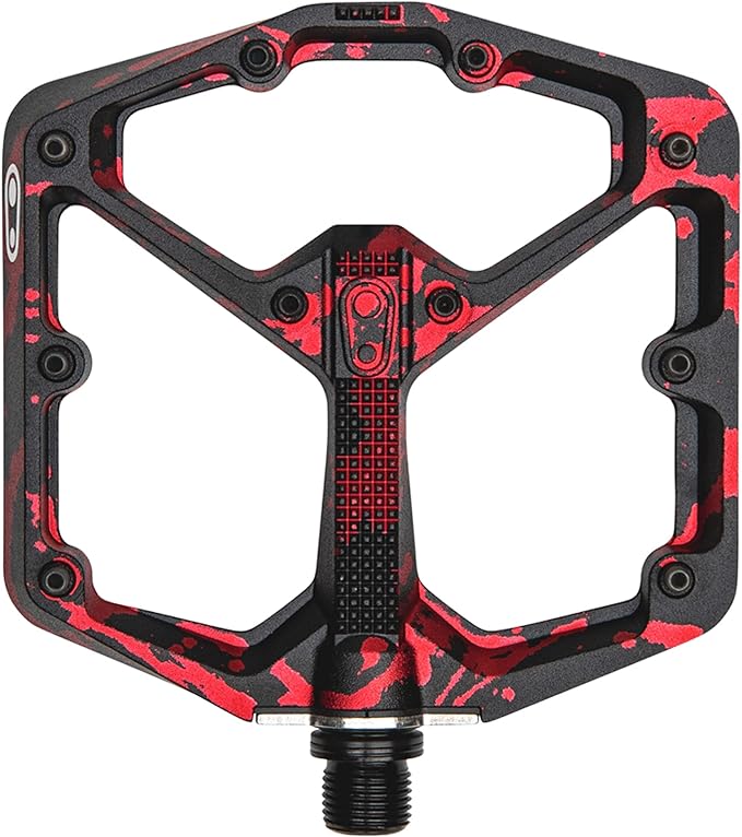 Crankbrothers Stamp Flat MTB Pedals - Size-Specific, Lightweight, Versatile, Durable Bike Pedals