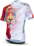 Hotlion Summer Cycling Jersey Men Mountain Bike Jersey Quick Dry Bicycle Shirt Short Sleeve Cycling Clothing