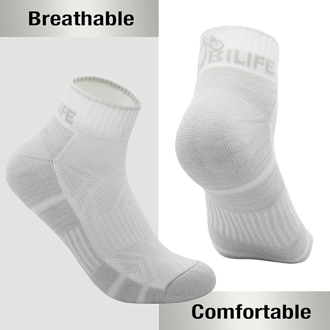 Ergonomic Ankle Cycling Biking Socks - Comfort for Bicycle Bike Riding, 2 Pairs