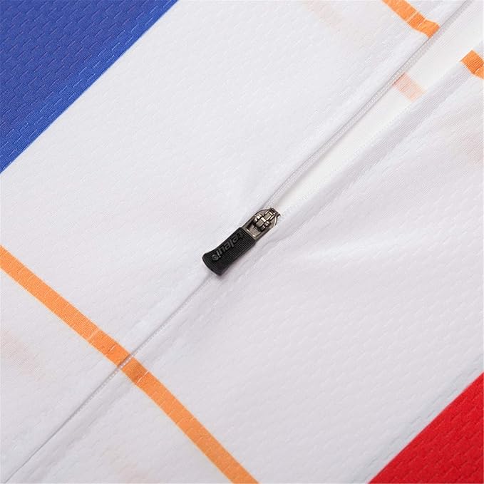 Cycling Jerseys Men Bicycle Short Sleeve Summer Shirt Bike Biking Tops Riding Clothing Flag