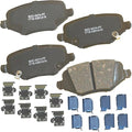 Bendix Premium SBC1719 Ceramic Rear Brake Pads for Chrysler Town & Country 2016-2012, Dodge Grand Caravan 2016-2012, Journey 2013, Ram C/V 2015-2012, Volkswagen Routan 2014